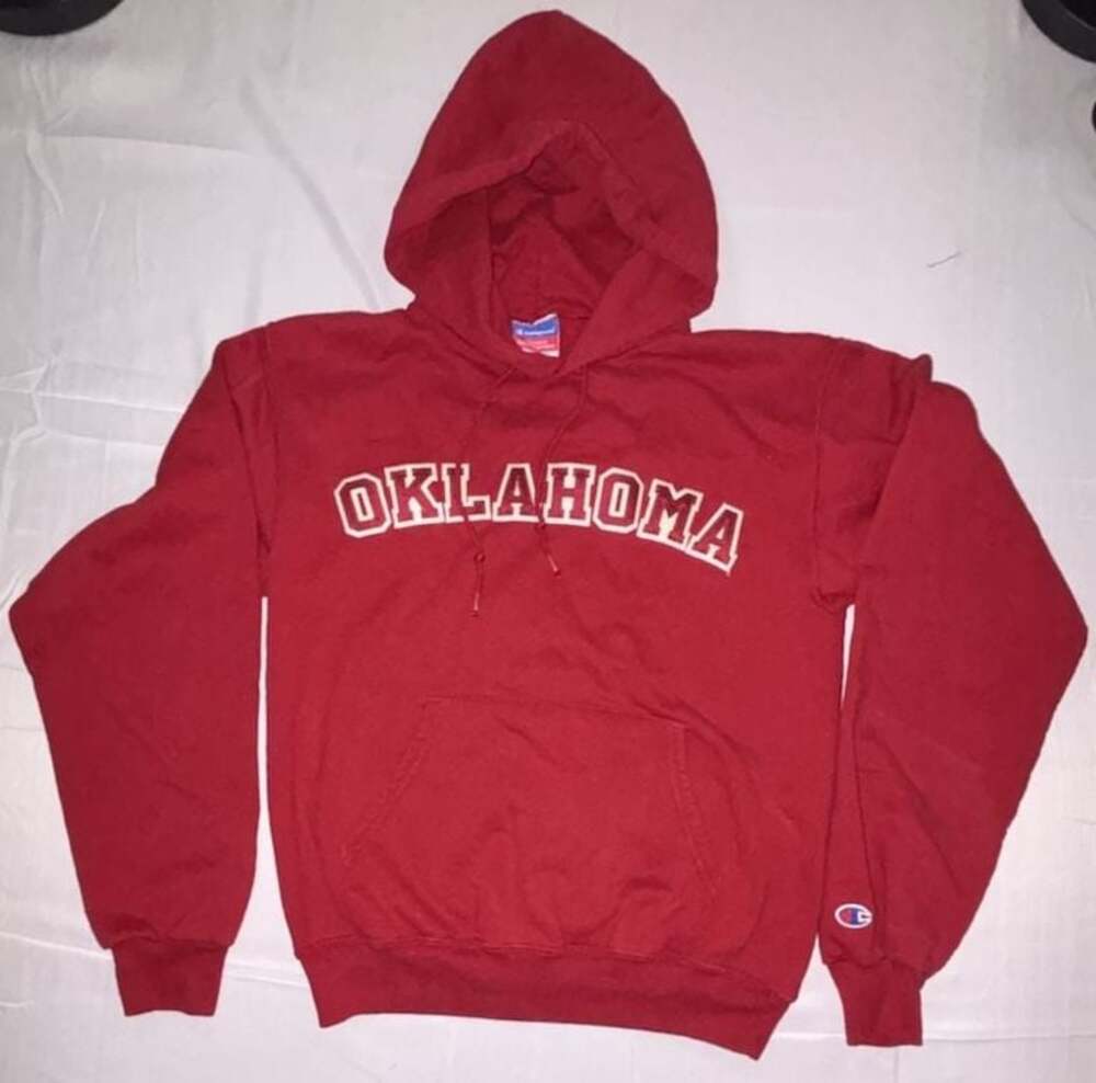 Champion Oklahoma Sooners College Arch Logo Pullover Hoodie